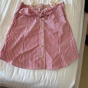 D&G dolce gabbana  Striped Mini top with Front Buttons 42